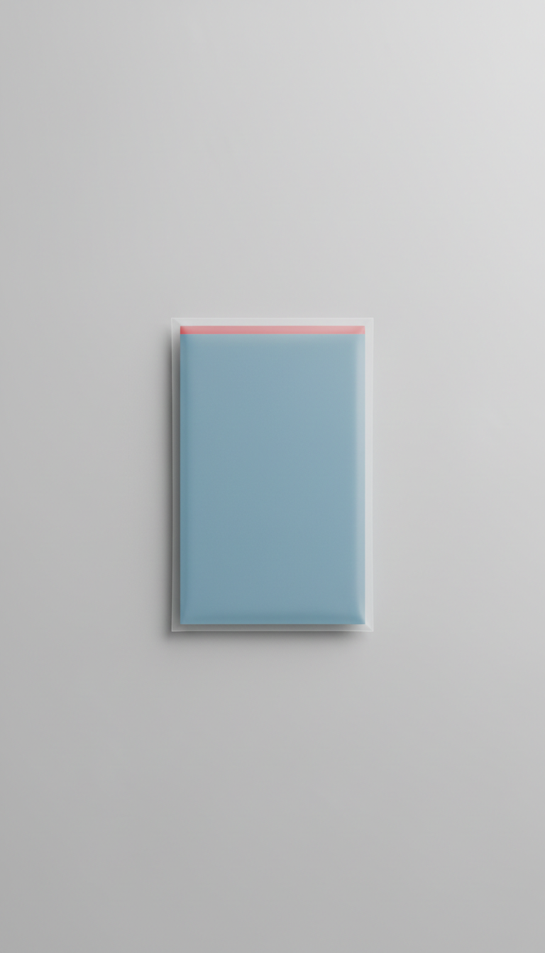 Sky Accent blue interests card in slim packaging